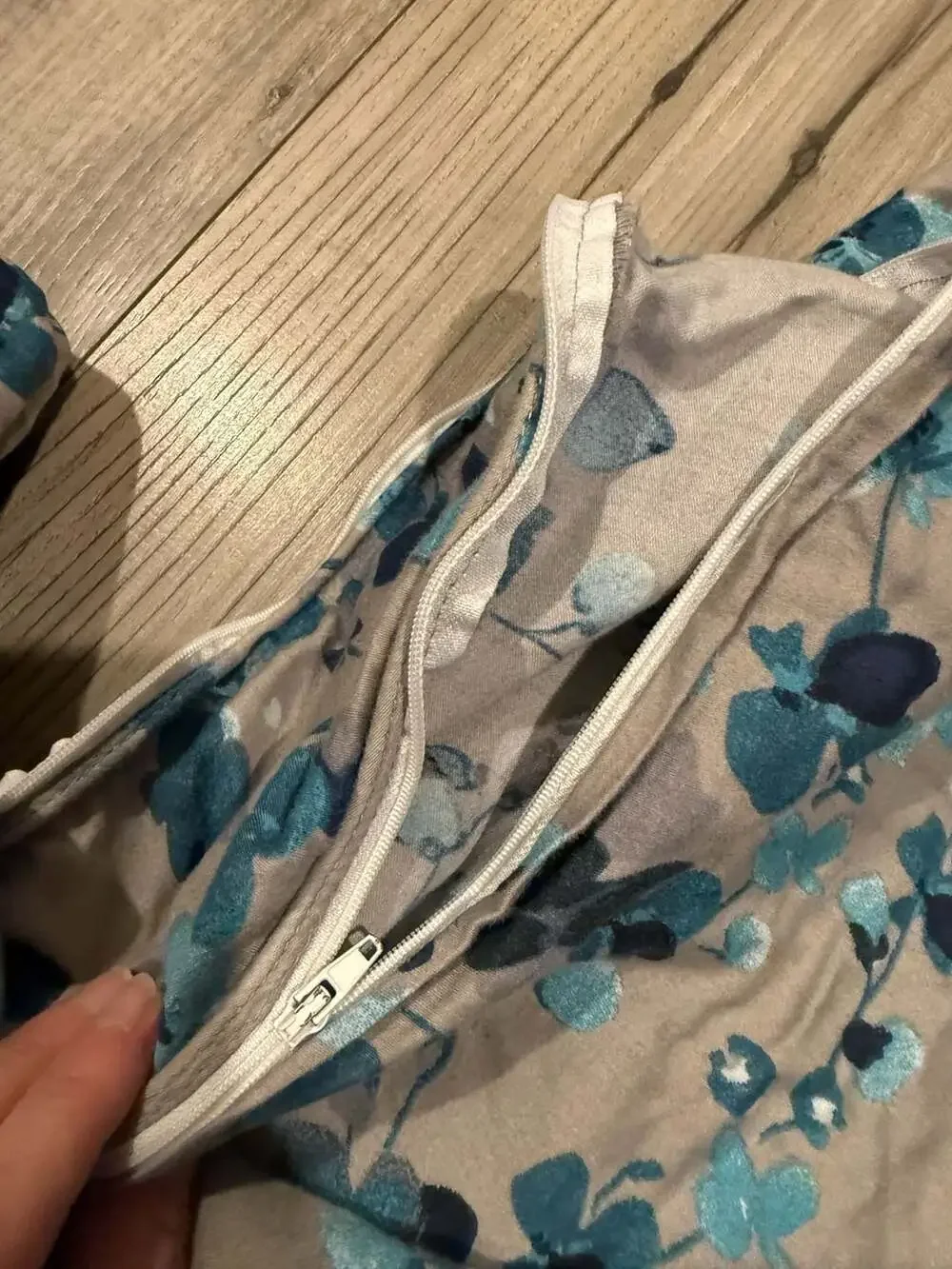 Bebejan Blue Blossom Reversible‎ Comforter Sham Set
